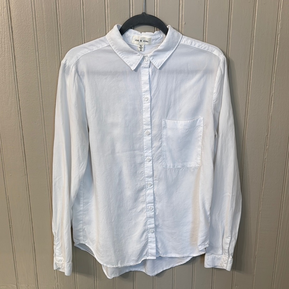 Cloth + Stone White Button Down